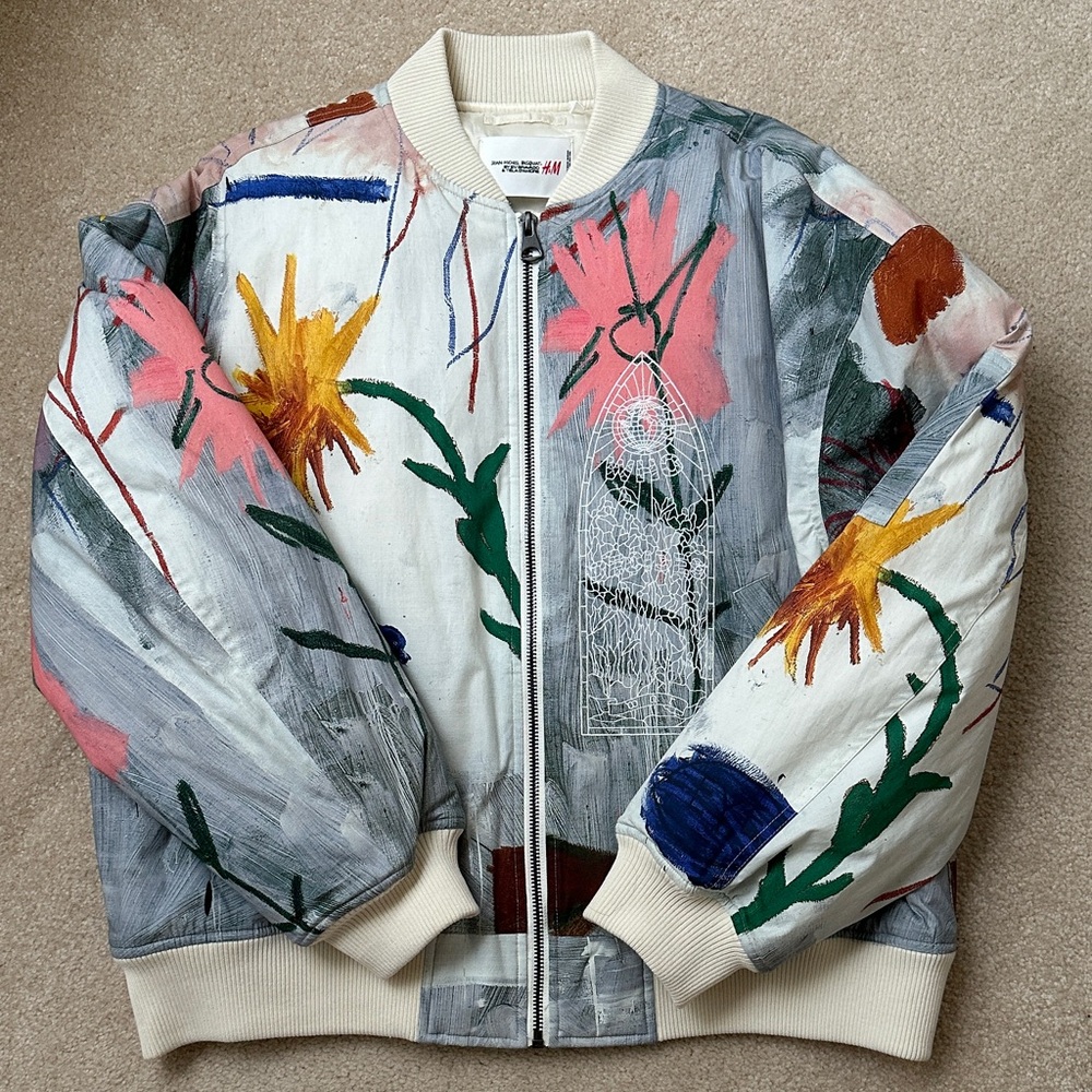 H&M x Basquiat x WDW Loose Fit Bomber Jacket